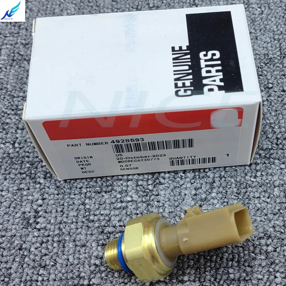 2 Pieces Cummin-s New Intake Manifold Pressure MAP Sensor OEM 4928593 4087987 For ISX ISM ISL