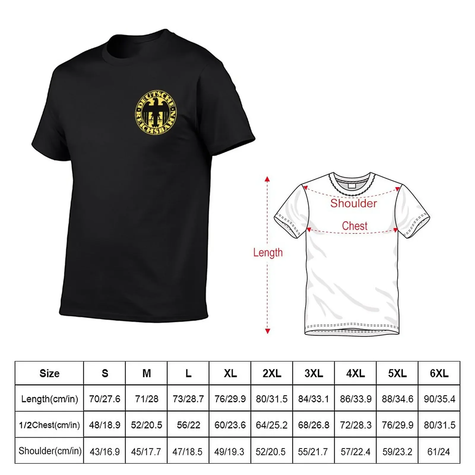 Deutsche Reichsbahn Ostpreussen T-Shirt heavyweights summer clothes mens clothing