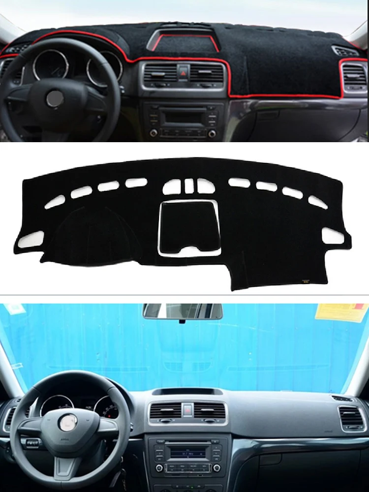 For Skoda Yeti Urban Accessories Dashboard Cover Instrument Panel Dash Mat Dashmat Protective Pad