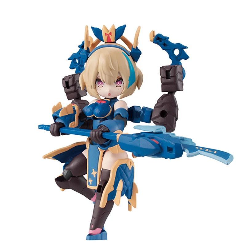 

MegaHouse Desktop Military Machine Girl N-202d Titania Blue Dragon Mobile 8CM Assembly Handmade Decorative Christmas Gift