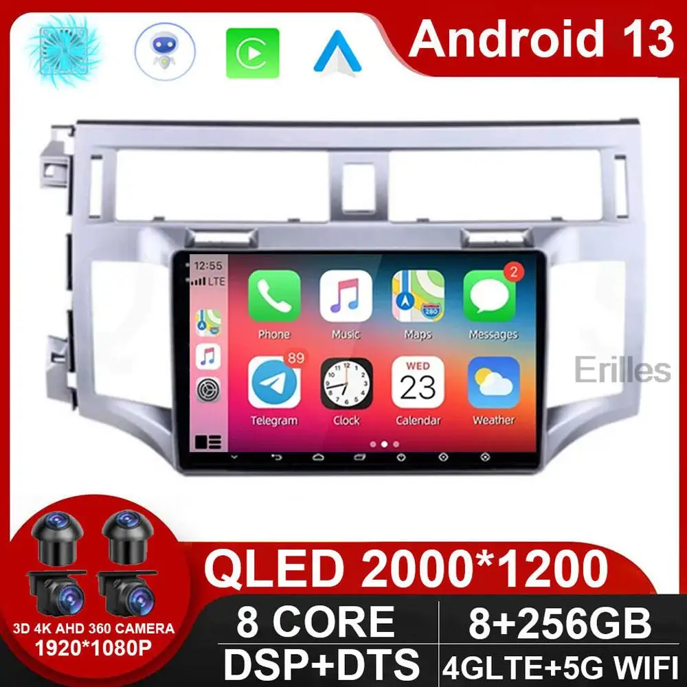 

9" Android 13 Player For Toyota Avalon 3 2010 2009 2008 2007 2006 2005 Carplay Car Head Unit Radio Stereo Multimedia DVD GPS