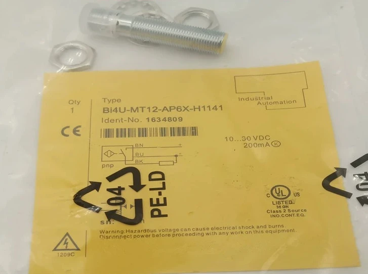 Inductive Proximity Switch BI4U-MT12-AP6X-H1141 Four-pin Connector PNP Normally Open Sensor