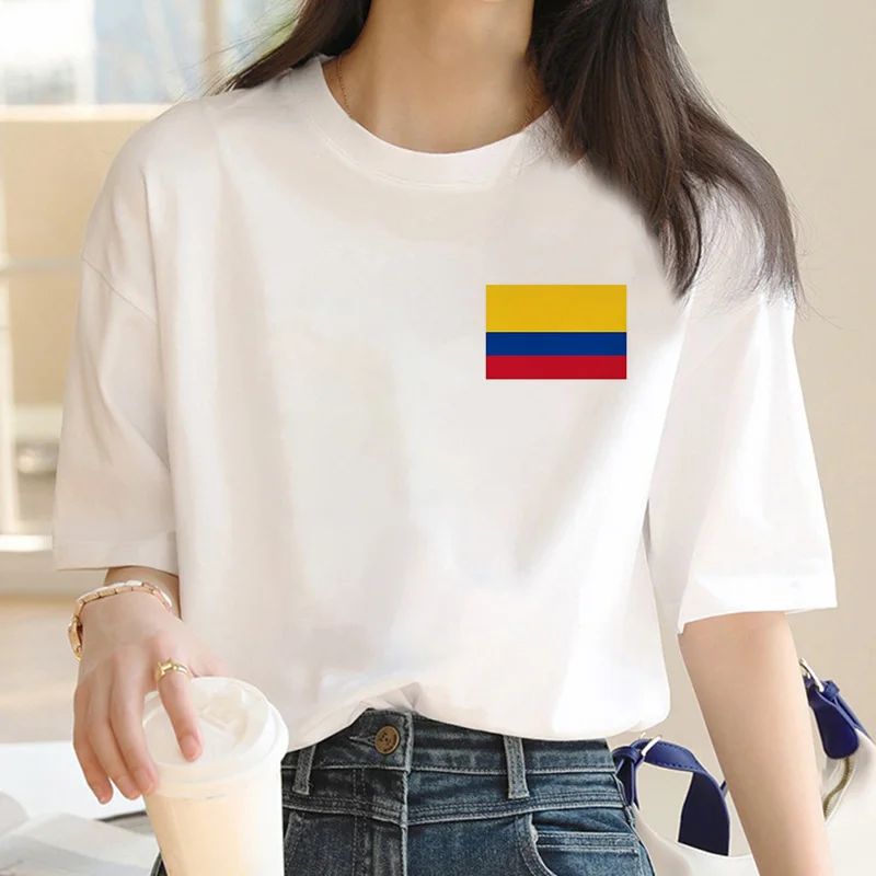 colombia summer top male harajuku kawaii grunge kawaii print t shirt graphic tees women kawaii