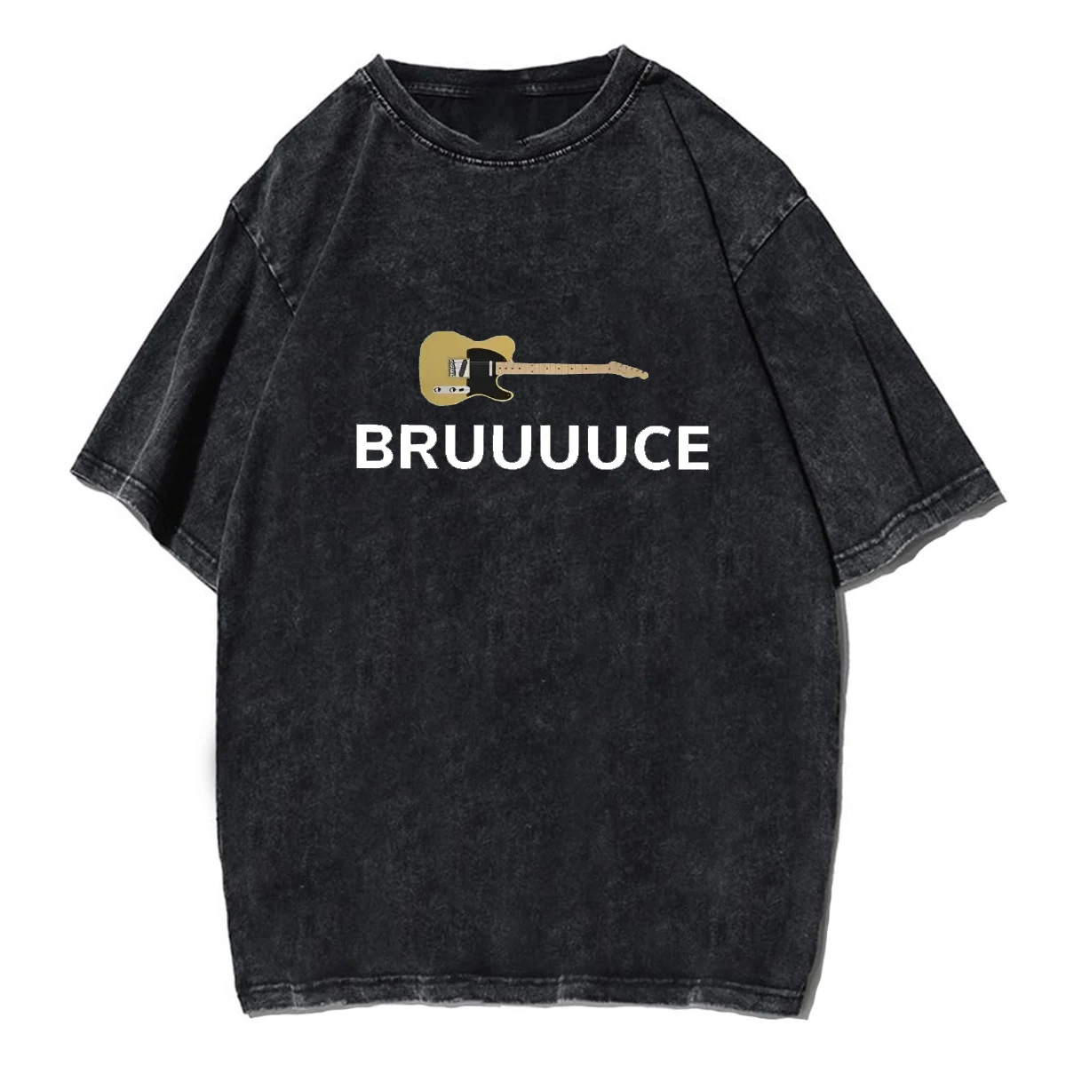 BRUUUUCE guitarra Bruce Springsteens cantante de Rock Y2k mujeres camisetas Fugees hombres ropa camiseta mujer Top Tee