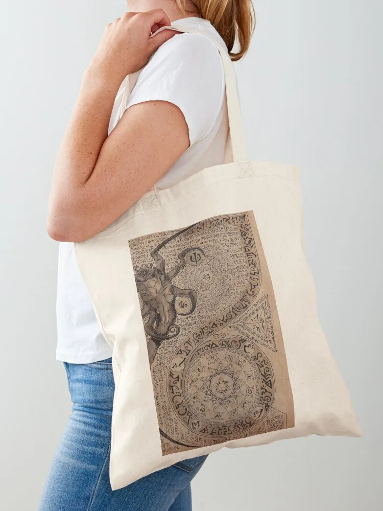 

Necronomicon Tote Bag shopper bags for women tote bags men bag for beach Canvas