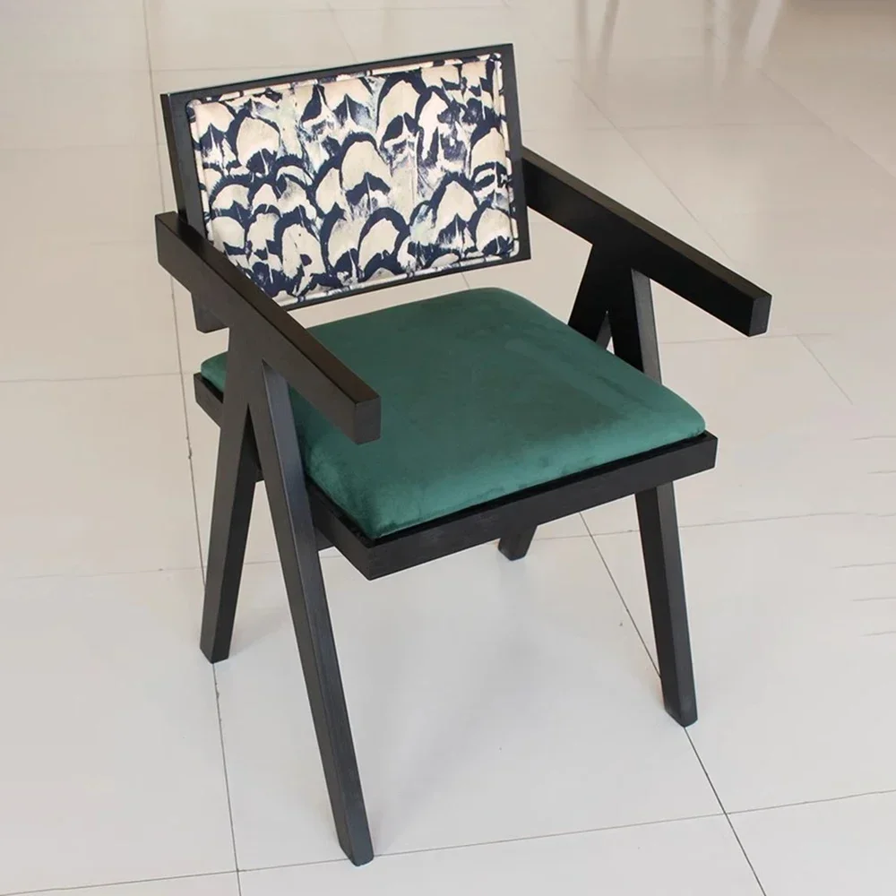 Dining Chair Set Of 2 Wood Nordic Elastic Modern Dining Chair Trendy Aesthetic Chaises Salle Manger Lot De Trendy Home Furniture