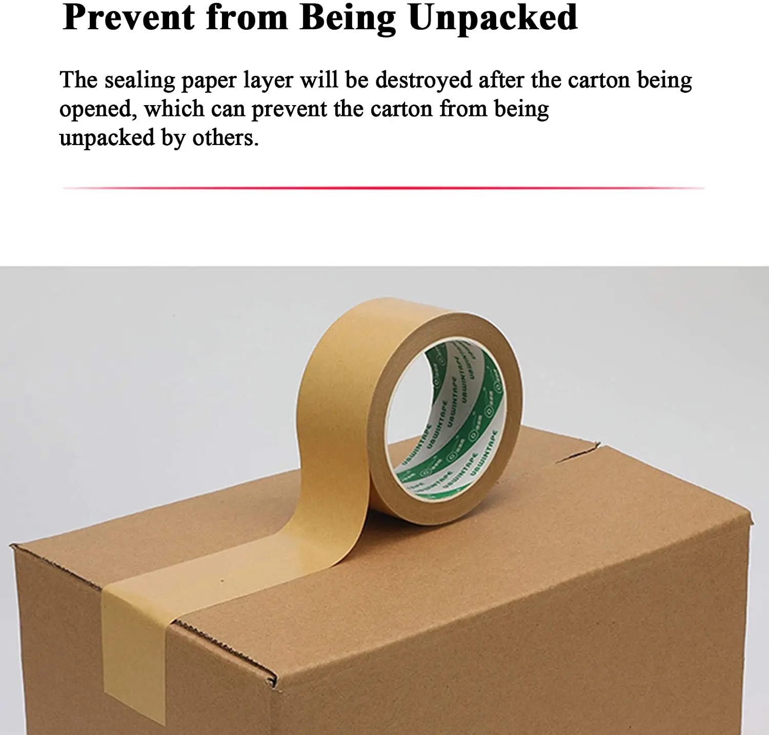 

Brown Kraft Paper Tape Recyclable Packing Tape Writable Ecofriendly Self Adhesive Gumed Kraft Tape for Packing Shipping