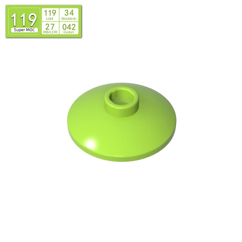 Compatible with 30063 17964 35395 71874 10PCS Dish 2x2 Parts Bricks Inverted High-Tech Changeover Catch Building Blocks Toys