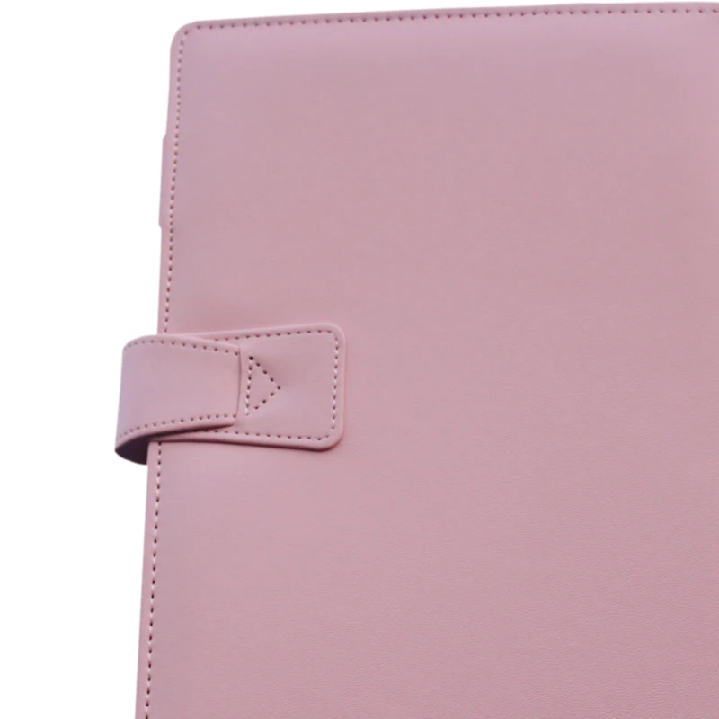 A5 Papers Loose Leaf Planner Binder Cover 233 X 175mm With Plastic Ruler