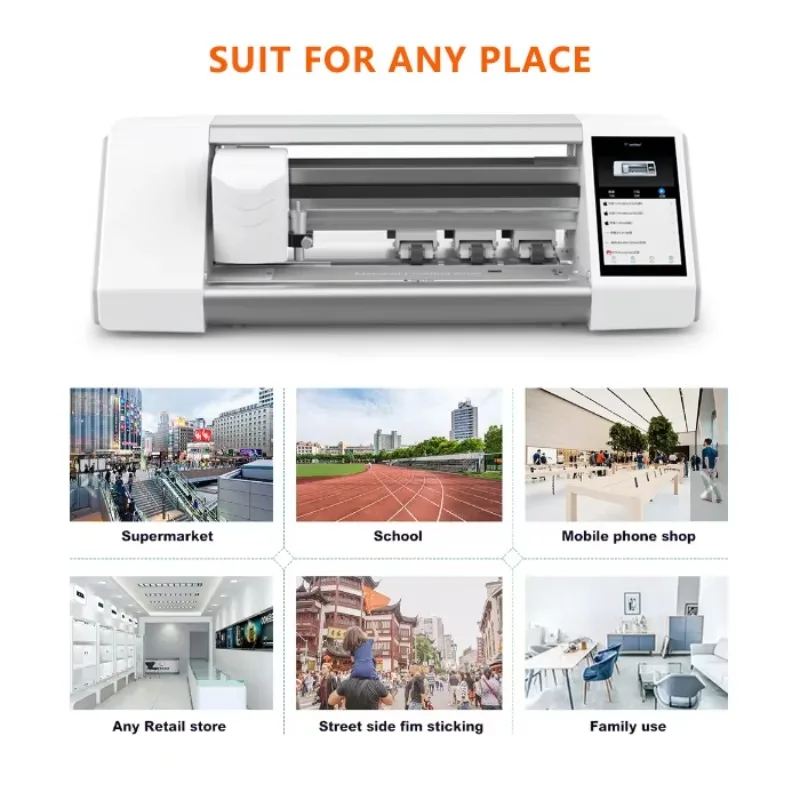 راسمة قطع الأفلام الذكية - قاطعة واقي شاشة هيدروجيل عالية الدقة من مادة TPU للهواتف المحمولة والأجهزة اللوحية والساعات #5