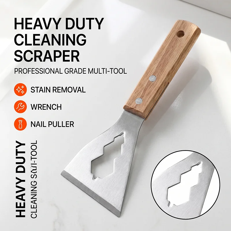 Ash Scraper Decoration Shovel Multifunctional Extra-thick Hanging Knife Cleaning Knife Stainless Steel Cement Shovel Tool
