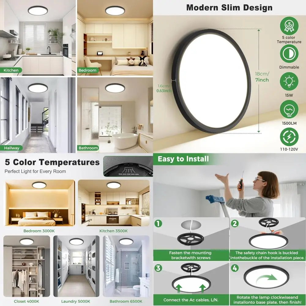 7 15W Dimmable Led …