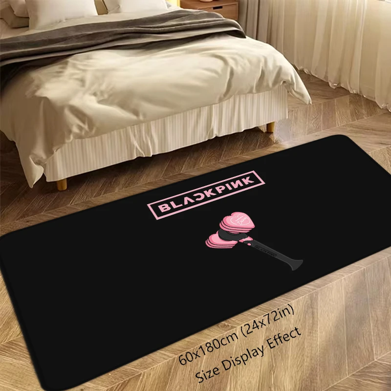 Foot Rug Welcome Floor Mat for Entryway Bathroom Kpop-Blackinks Hallway Carpet Kitchen Water Adsorbed Rugs Fluffy Home Decor