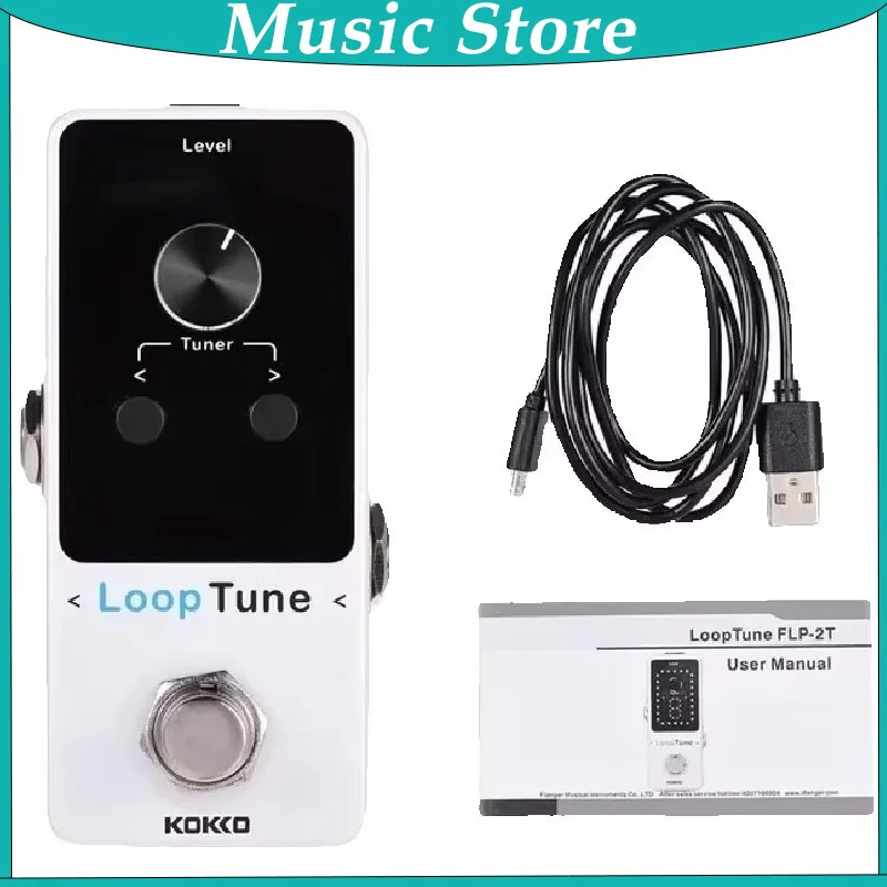 KOKKO FLP-2T Mini Hi-Res Looper 48/24Bit Guitar Effector Essential for Stage And Studio with Accessories