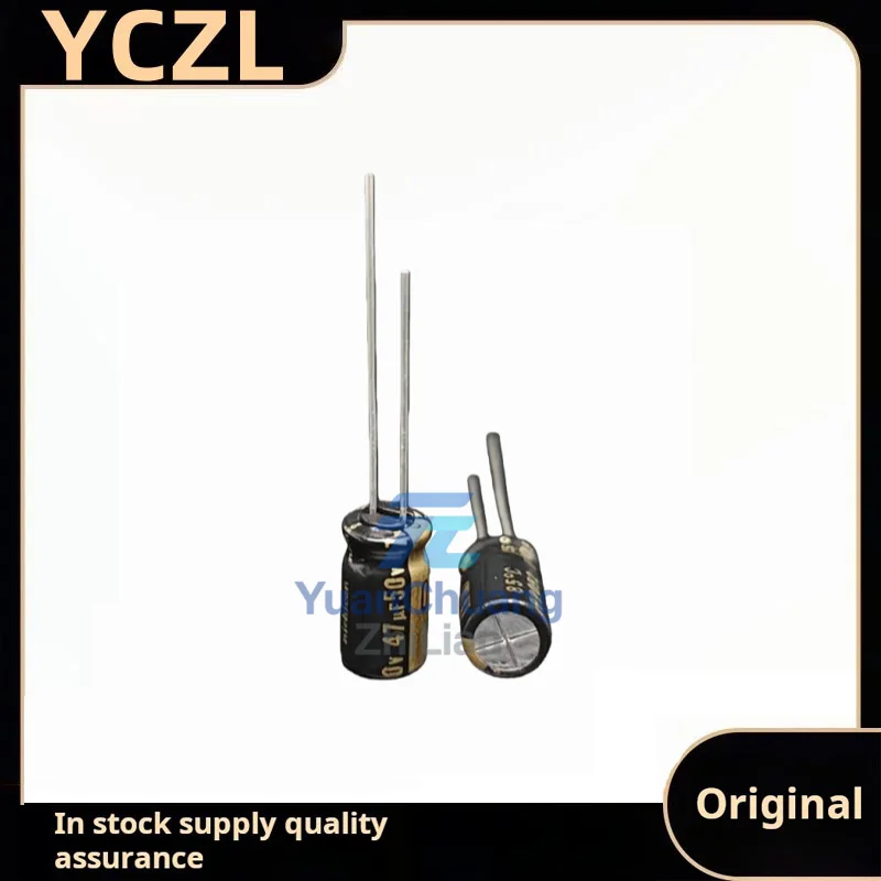 20PCS new original genuine KW 50v47uF imported audio electrolytic capacitor 47uF50v volume 6.3*11mm