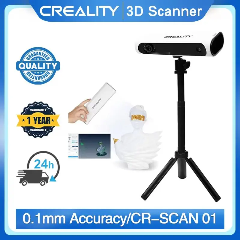 

Creality CR-Scan 01 3D Scanner High Precision Automatic Matching Upgraded Combo 3D Printer Industrial Kit Support OBJ/STL Output