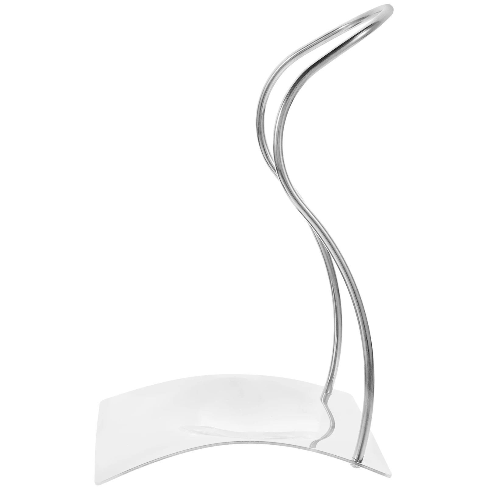 

Stainless Steel Rest Soup Ladle Kitchen Scoop Rack Elegant Storage Holder Heat Resistant Ladle Stand Countertop Spoon