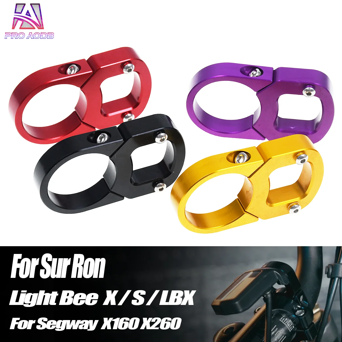 CNC Aluminum Digital Display Relocation Bracket Protector For SurRon Light Bee S X LBX Segway X160 X260 Electric Dirt Bike Parts