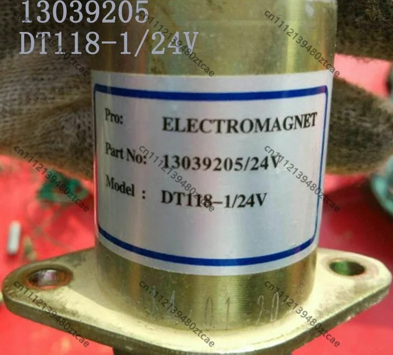 24V Diesel Engine Fuel Cutoff Solenoid Valve Flameout Electromagnet For Marine Engine Replacement Parts