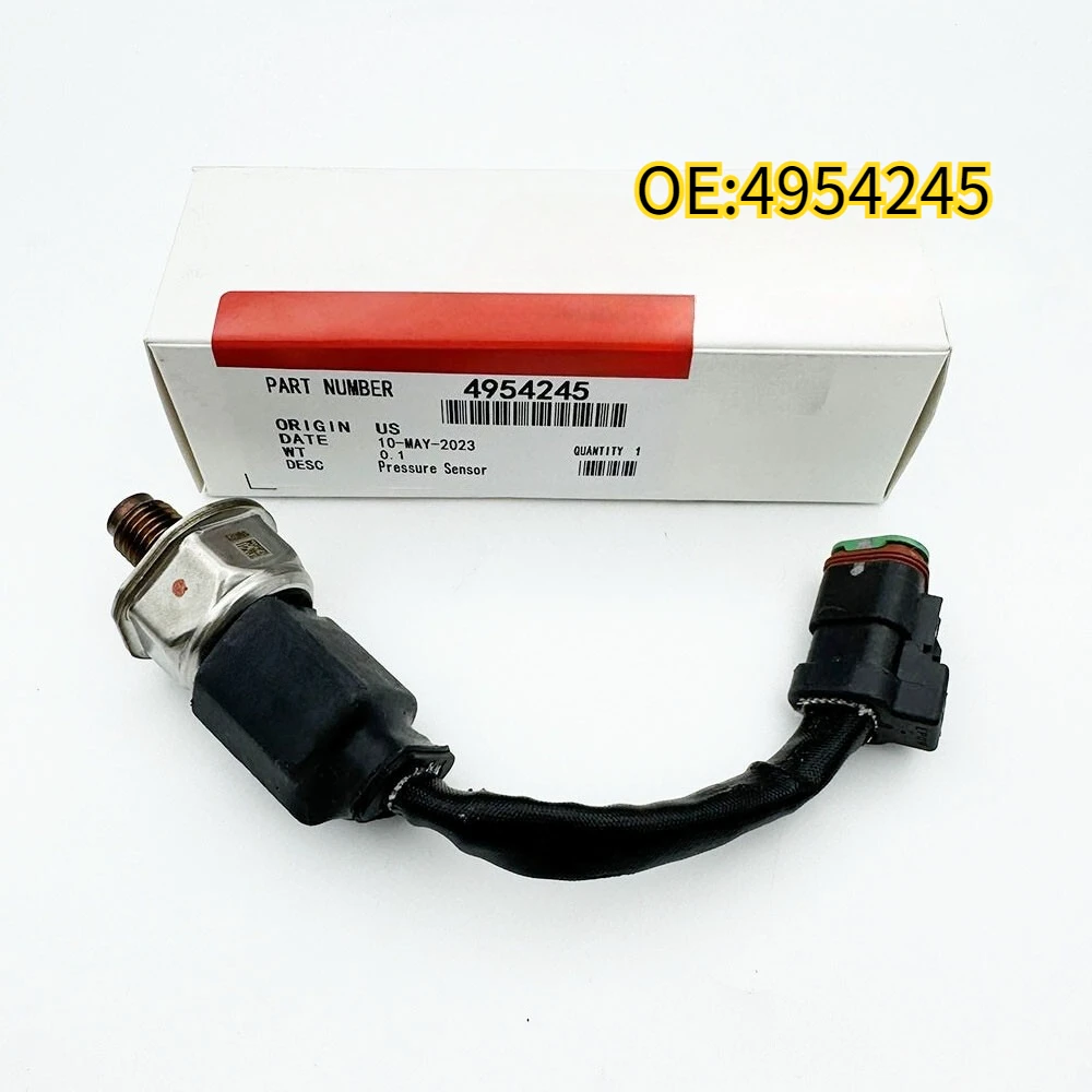 For 4954245 Pressure Relief Valve Fuel Rail Sensor Fits For Cummins X15 QSX15 ISX15