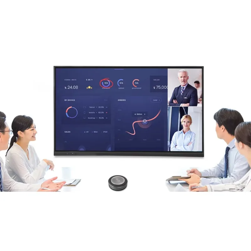 Smart Board 4K LCD Touch 55 65 75 80 Lavagna interattiva da 98 pollici per l'aula Vari dimensioni di pannelli disponibili