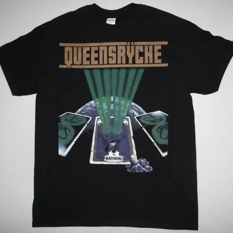 Queensryche The Warning New Black Retro Vintage T Shirt S 5Xl