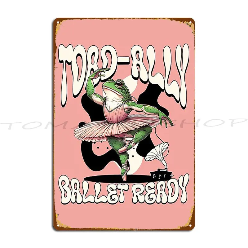 Frogs Dancing Frog Ida Rentoul Outhwaite Vintage Fairy Dancing in Daisies With a Frog illustration Metal Plaque Poster