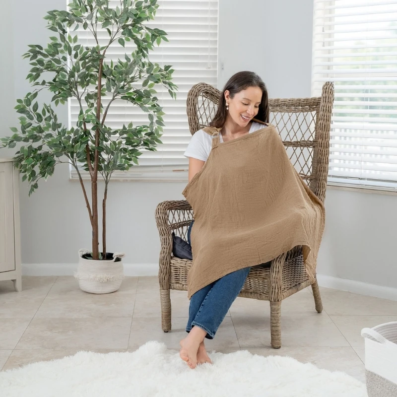 Mẹ Đi Chơi Cho Con Bú Khăn Cotton Cho Bé Bao Chống Riêng Tư Cho Trẻ Sơ Sinh Điều Dưỡng Khăn Ghế Ngồi Ô Tô Tán Chăn