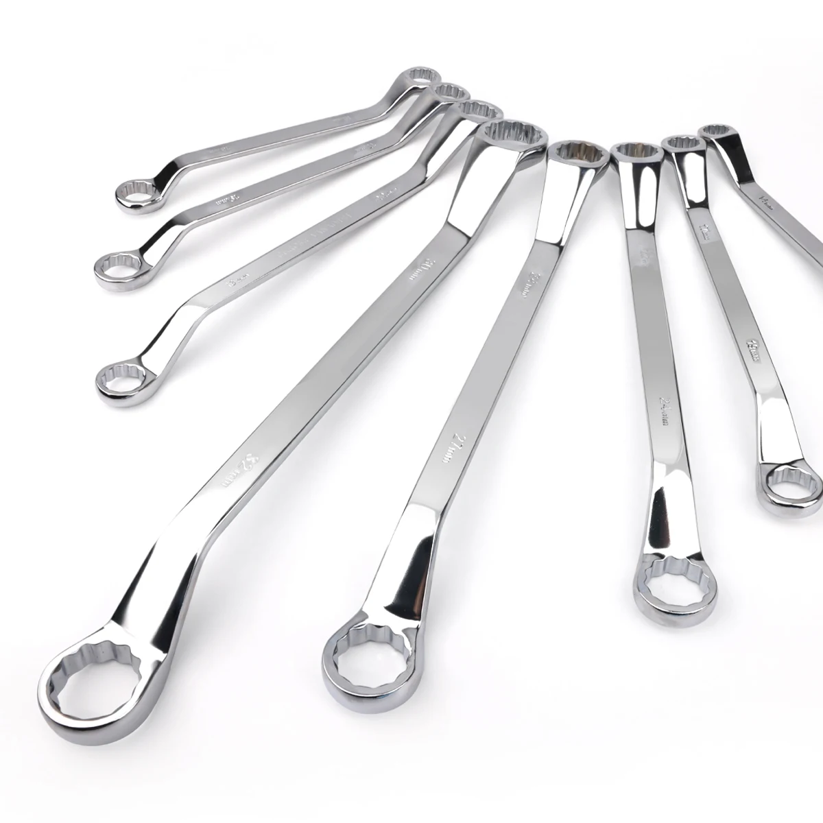 Multifunctional Double-ended Spanner Double Head Box End Wrench Heat Treated Hardened Offset Ring Spanner