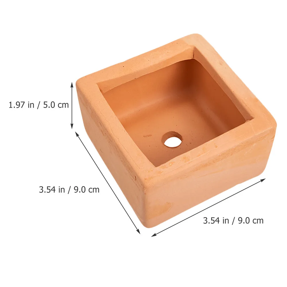 4Pcs Terracotta Nursery Pots Clay Plant Containers for Succulents Mini Plants Indoor Outdoor Garden Pots Terracotta Planter