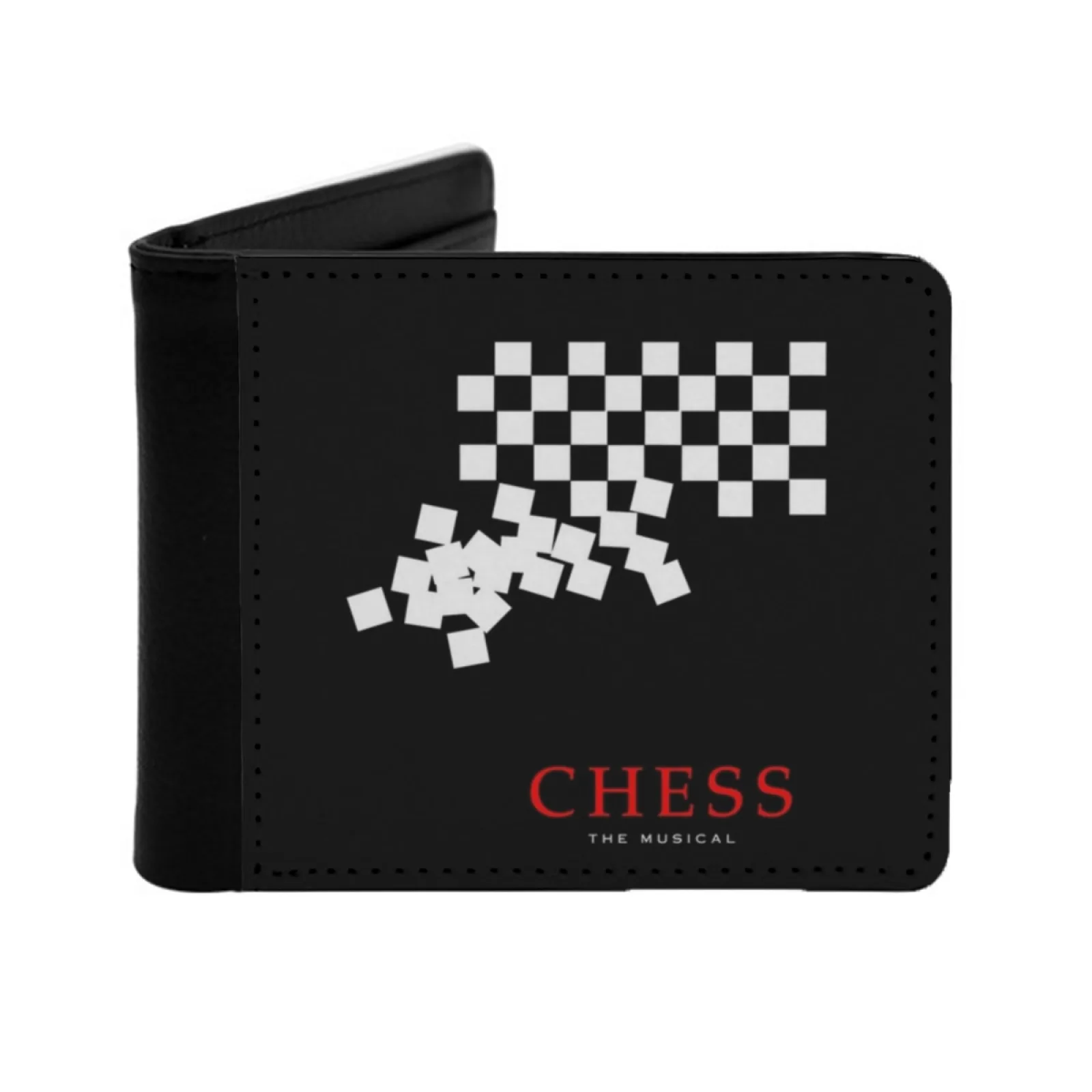 Chess The Musical Men Wallets Card Man Wallet Short Purse Bi-Fold Personalized Purses Chess Musical Chess The Musical 80S