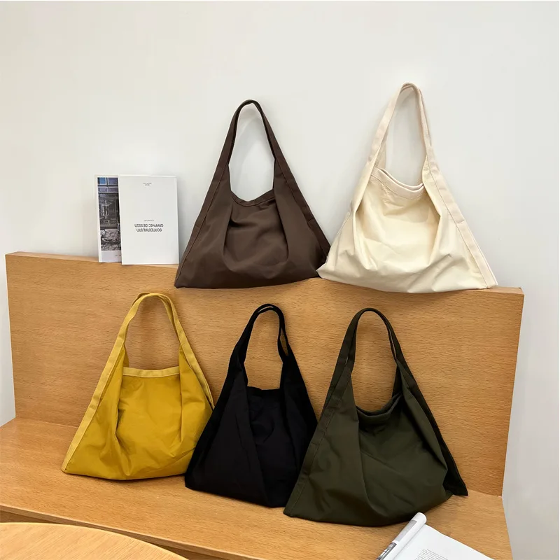 

Nylon Dumpling Shoulder Bag - New Large Capacity Casual Purse Lightweight Women's Crossbody