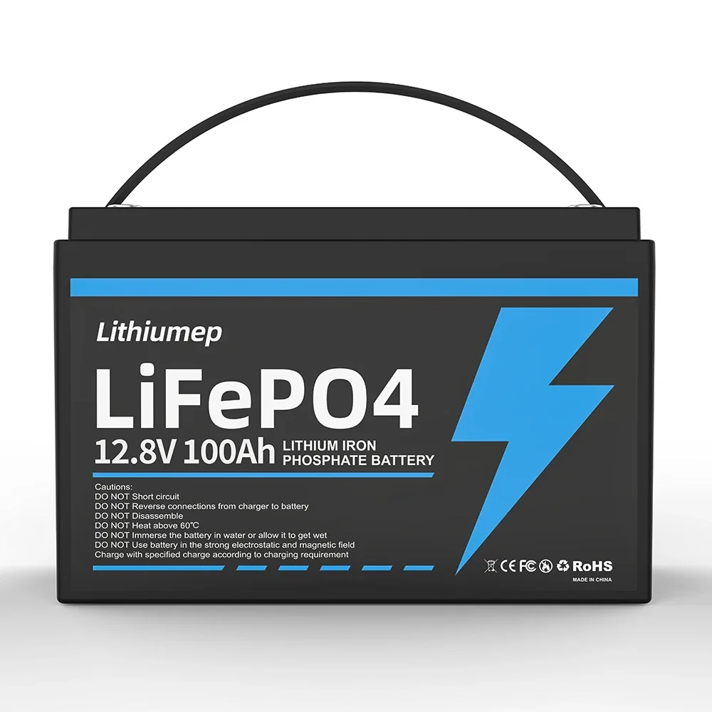 Батерея LiFePO4 12V100AH- 24V200AH Батерея літійного залізного фосфату з вищою потужністю, кращою безпекою, придатною для різних