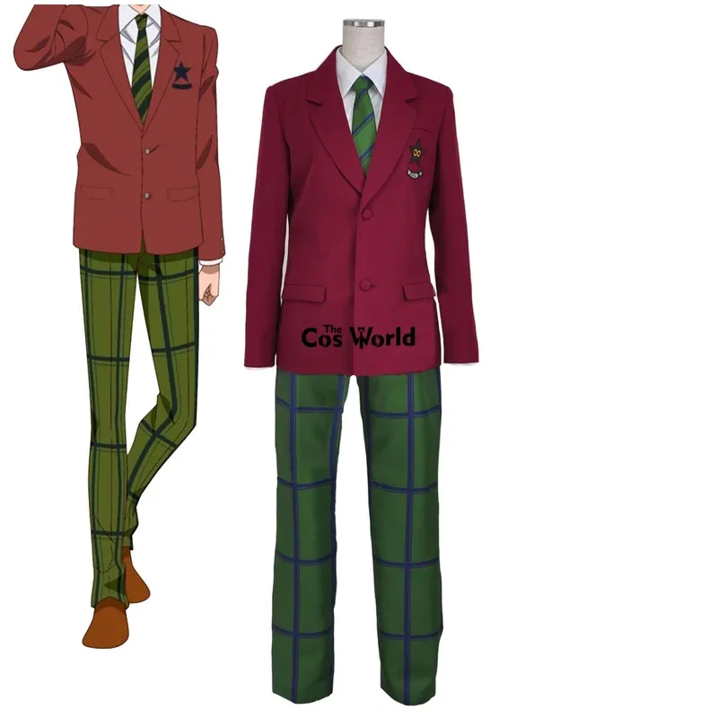 Moon Tenoh Tenou Haruka uniforme escolar chaquetas camisa pantalones traje Anime personalizar disfraces Cosplay