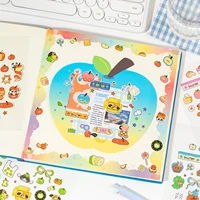1 PC Apple Paradise Series Kawaii Cartoon Stickers DIY Diary Album Scrapbook Planner Handbook Aesthetic Supplies 6