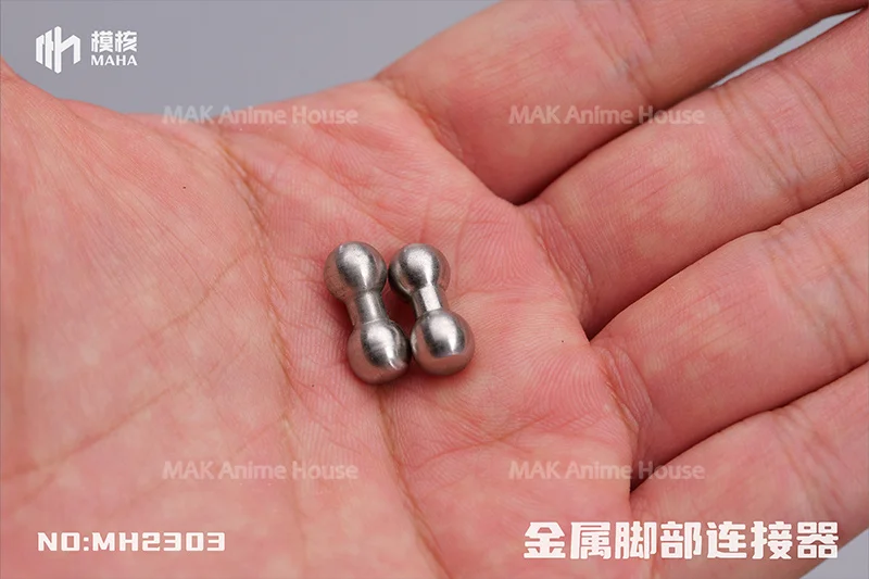 In Stock MH2303 1/6 Scale Metal Connector Foot Connector Body Accessory For 12'' Male / Female Soldier Action Figure Dolls