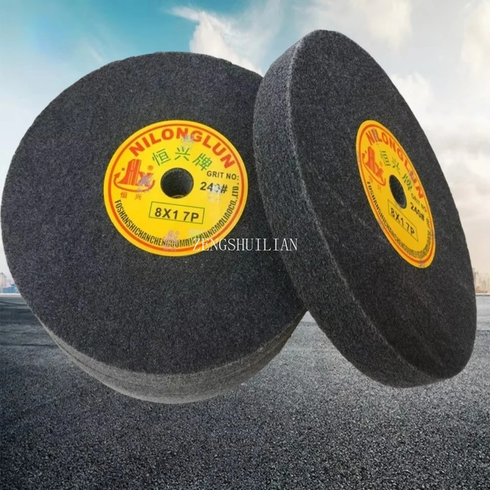 1pcs:7P/9P/200x25mmNylon fiber polishing wheel; Non-woven wheel; Stainless steel wire drawing wheel; Polishing disc