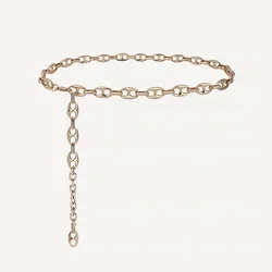1pcs Men's and Women's Ins Same Style Belt Dress Decorative Waist Chain Metal Chain Women's Waist Chain Designer Belt