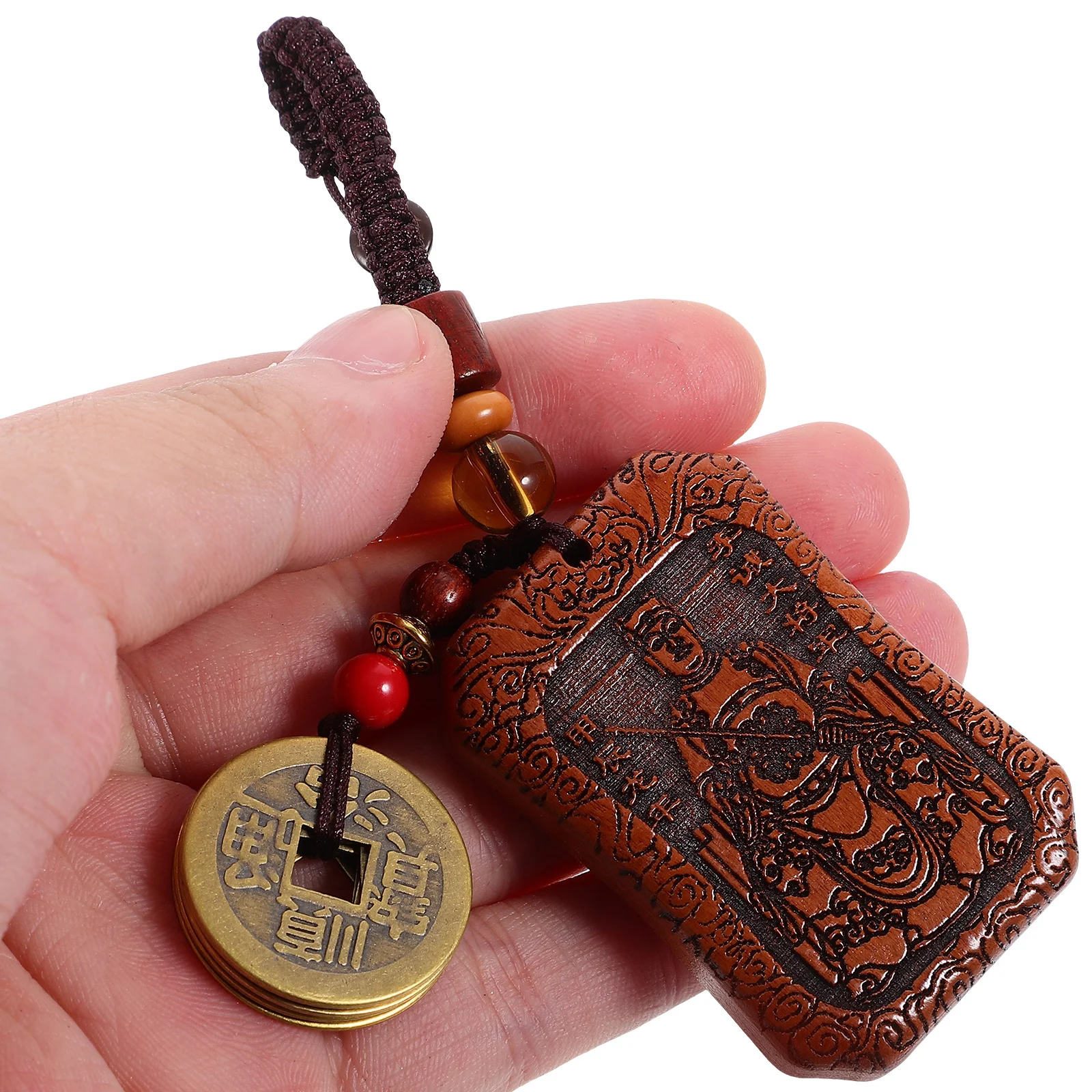 

General Li Cheng Taisui Keychain Pendant Multipurpose Festival Bag Decoration Longlasting Taisui Pendant Rope Keychain Decor