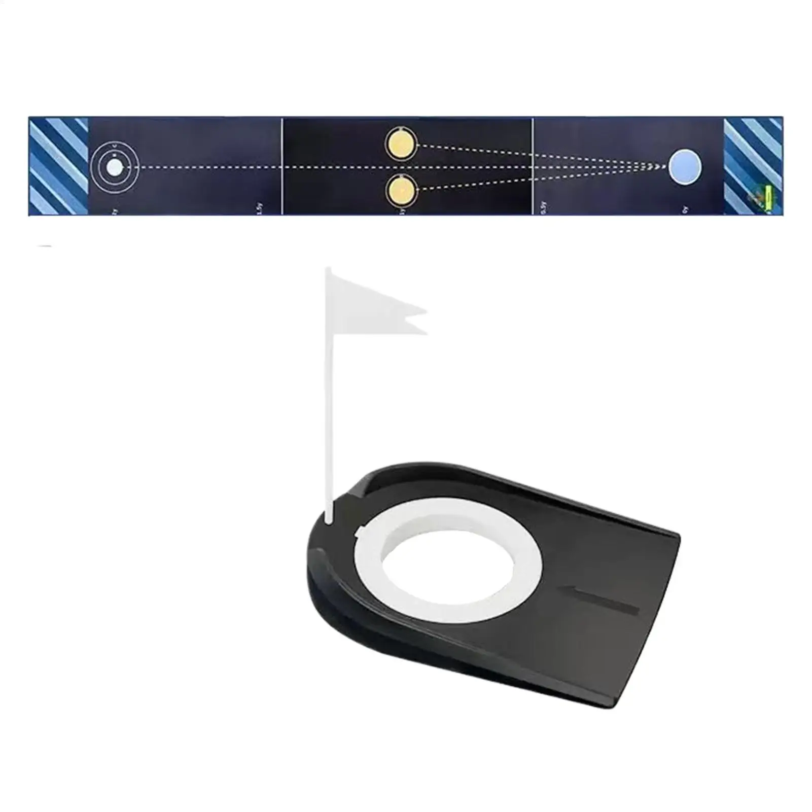 

Golf Putting Mat Golf Putting Game Indoor Hitting Training Portable Simulator For Outdoor Men Dad Home Patio Activities