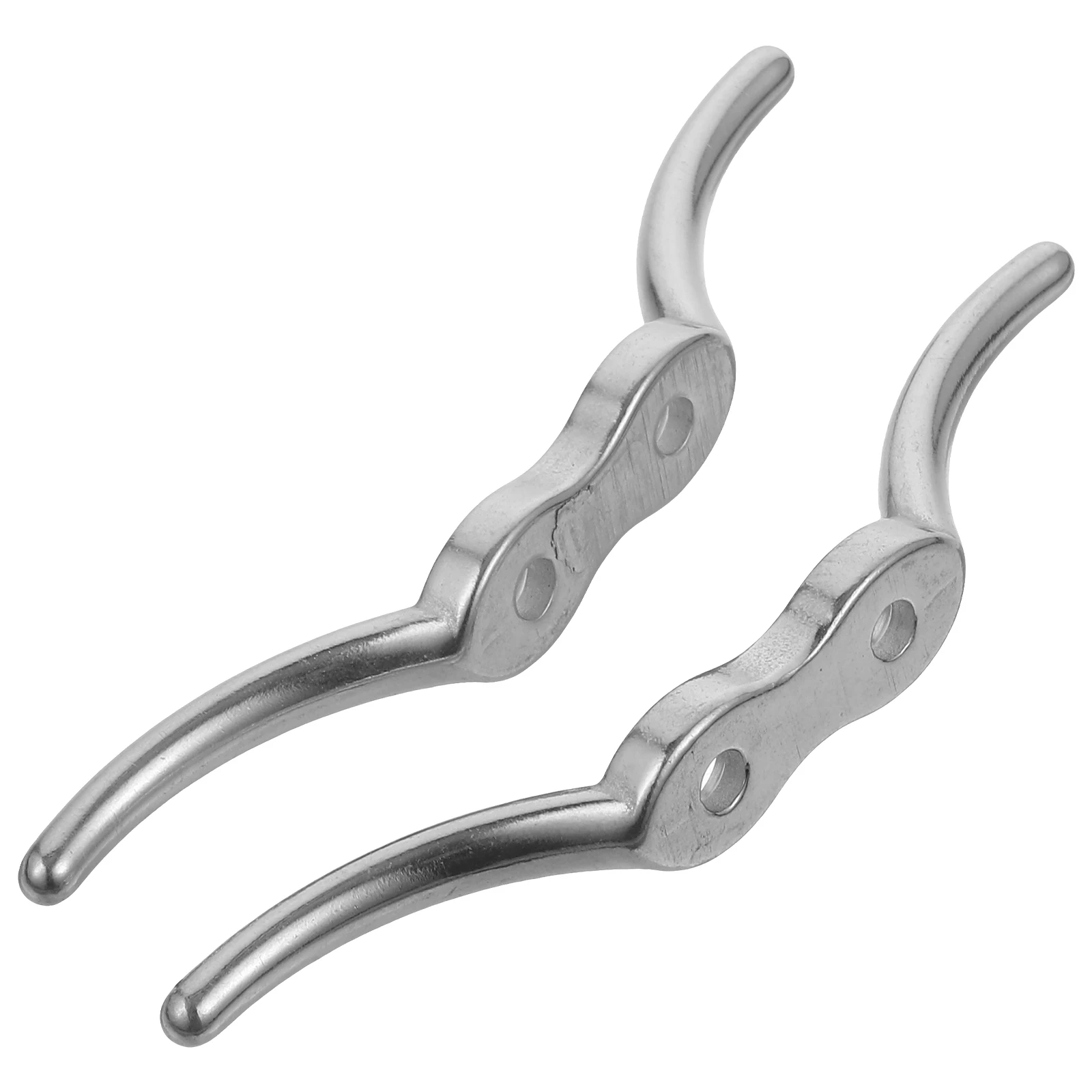 

10 Stainless Marine Flagpole Hooks Dock Deck Rope Stainless Steel Boat Anchor Cleat Boat Anchoring System Yacht Attachment