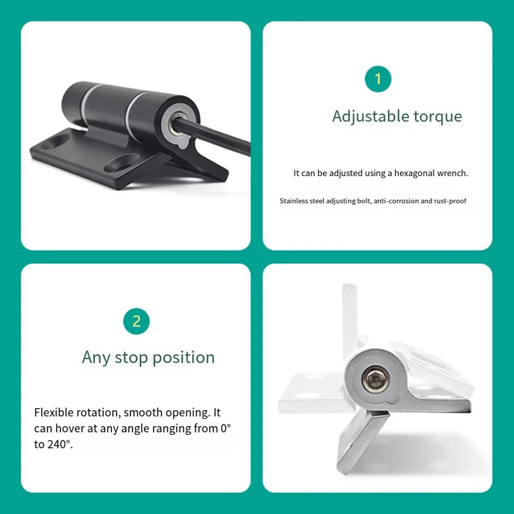 

Adjustable Hinge Mini Torque Hinge Corrosion-resistant Flexible Rotation Hexagonal Wrench Adjustable Rust-resistant