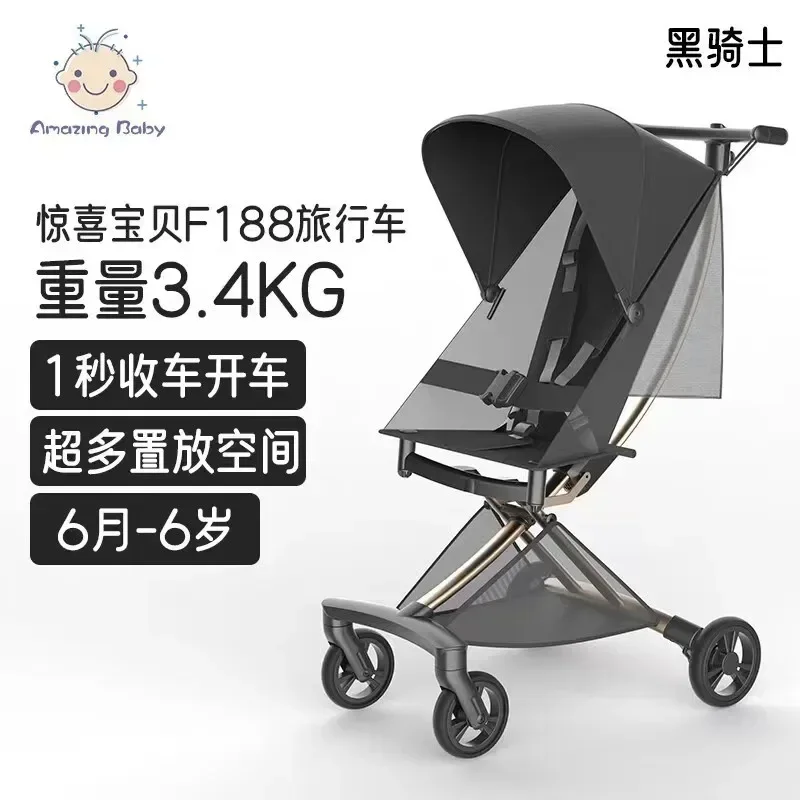 

Baby travel trolley walking artifact light folding pocket cart can be half-lying down