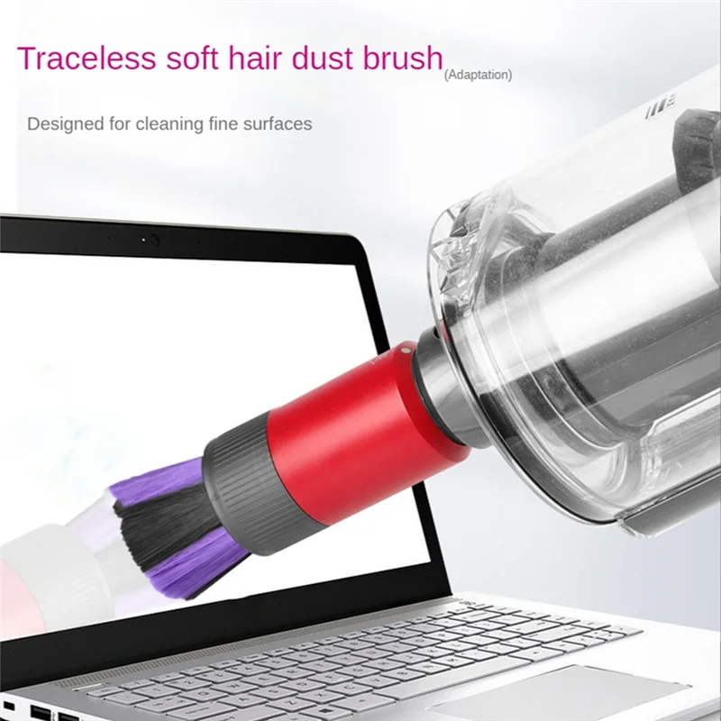 XFDE For Dyson V7 V8 V10 V11 V12 V15 Vacuum Cleaner Traceless Dust Removal Soft Brush Universal Suction Head Accessories