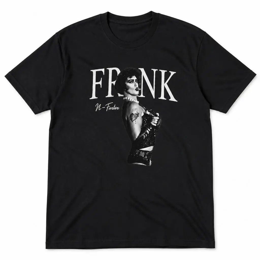 Rockys Horror Picture Show Frank N Furter T Shirts Casual Tees Short Sleeve Round Collar T-Shirt Pure Cotton Tops