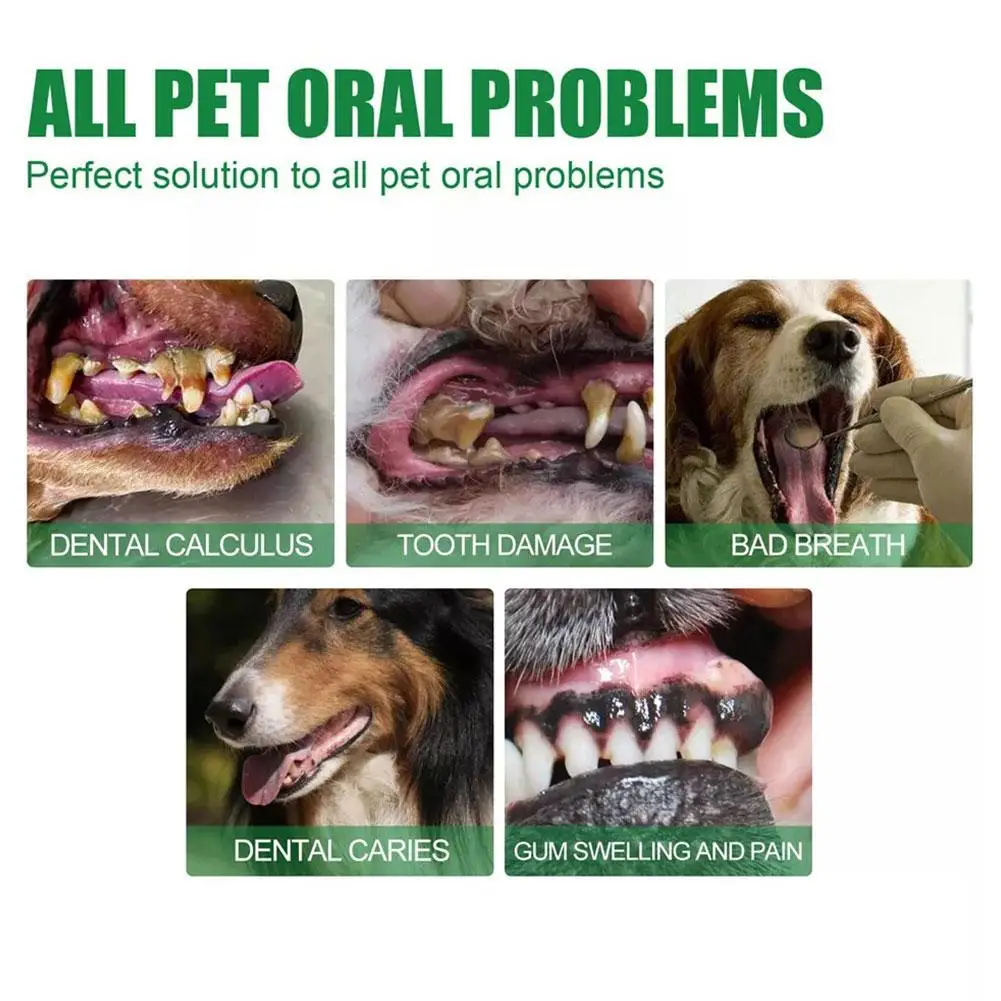 NEW High-end Pet Oral Repair Gel Bad Teeth Breath Freshener Remover Pet Spray Care 30ml Cleaning Plaque Oral Spray Teeth Cl D8W1