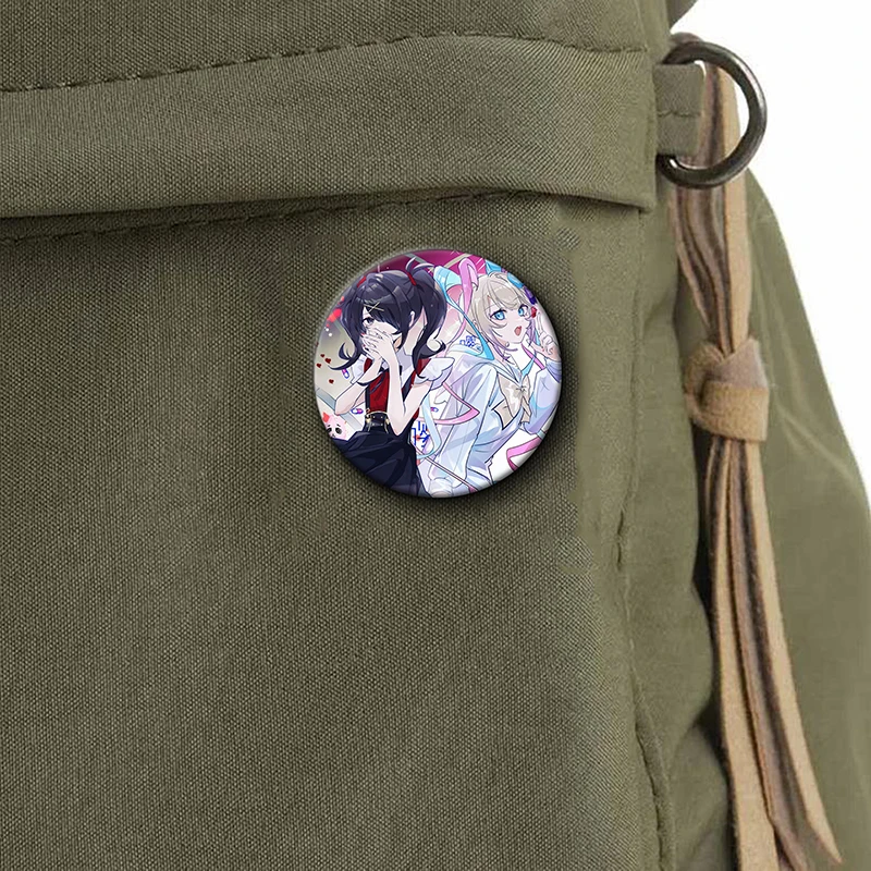 Hot Needy Girl Overdose Game Button Pin Cute Anime Character Cartoon Brooch Badge for Backpack Accessories Decor Fans Collect - Image 4