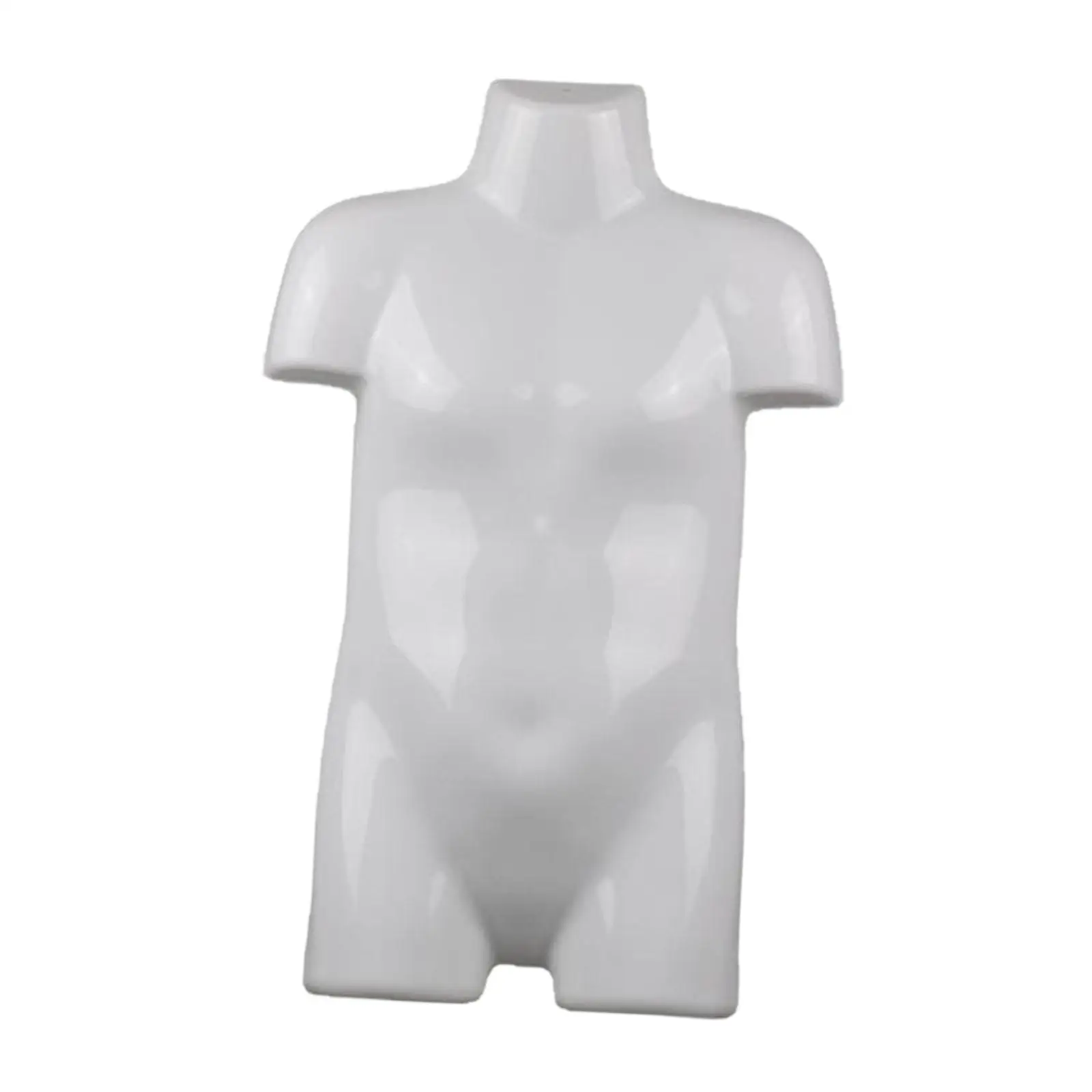 Kid Mannequin Torso Mannequin Model Child Dress Form Bust for Jewelry Display Shop Photography Props Clothing Dress 51.5cm Tall