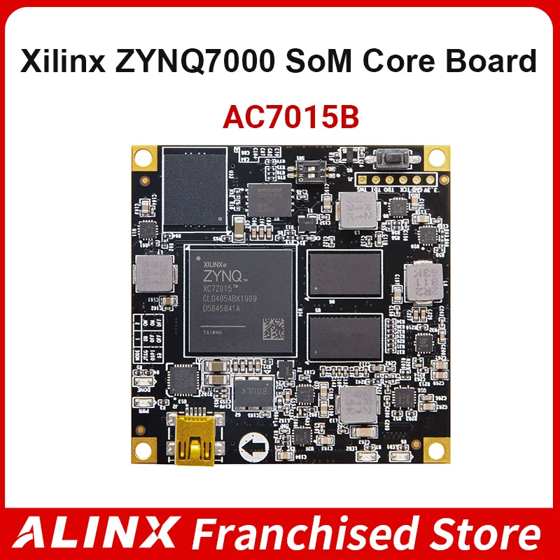 ALINX SoM AC7015B XILINX Zynq-7000 SoC XC7Z015 ZYNQ ARM 7015 płyta developerska FPGA 8G eMMC System na Module