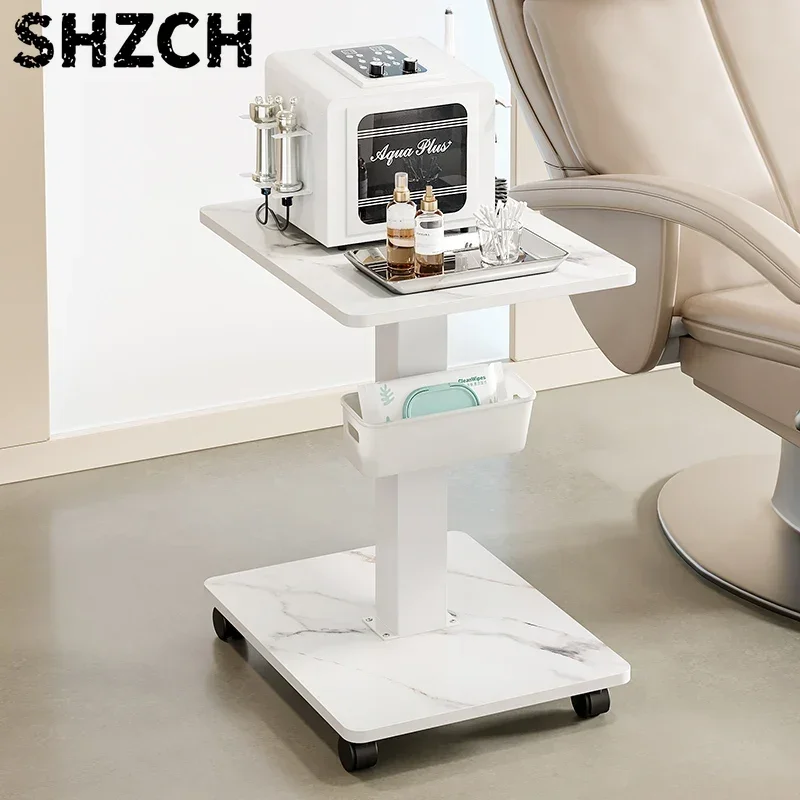 Commercial Mobile Salon Cart Beauty Equipment Trolley Heavy Duty Storage Cart for Spa Clinic Instruments Storage Organizer